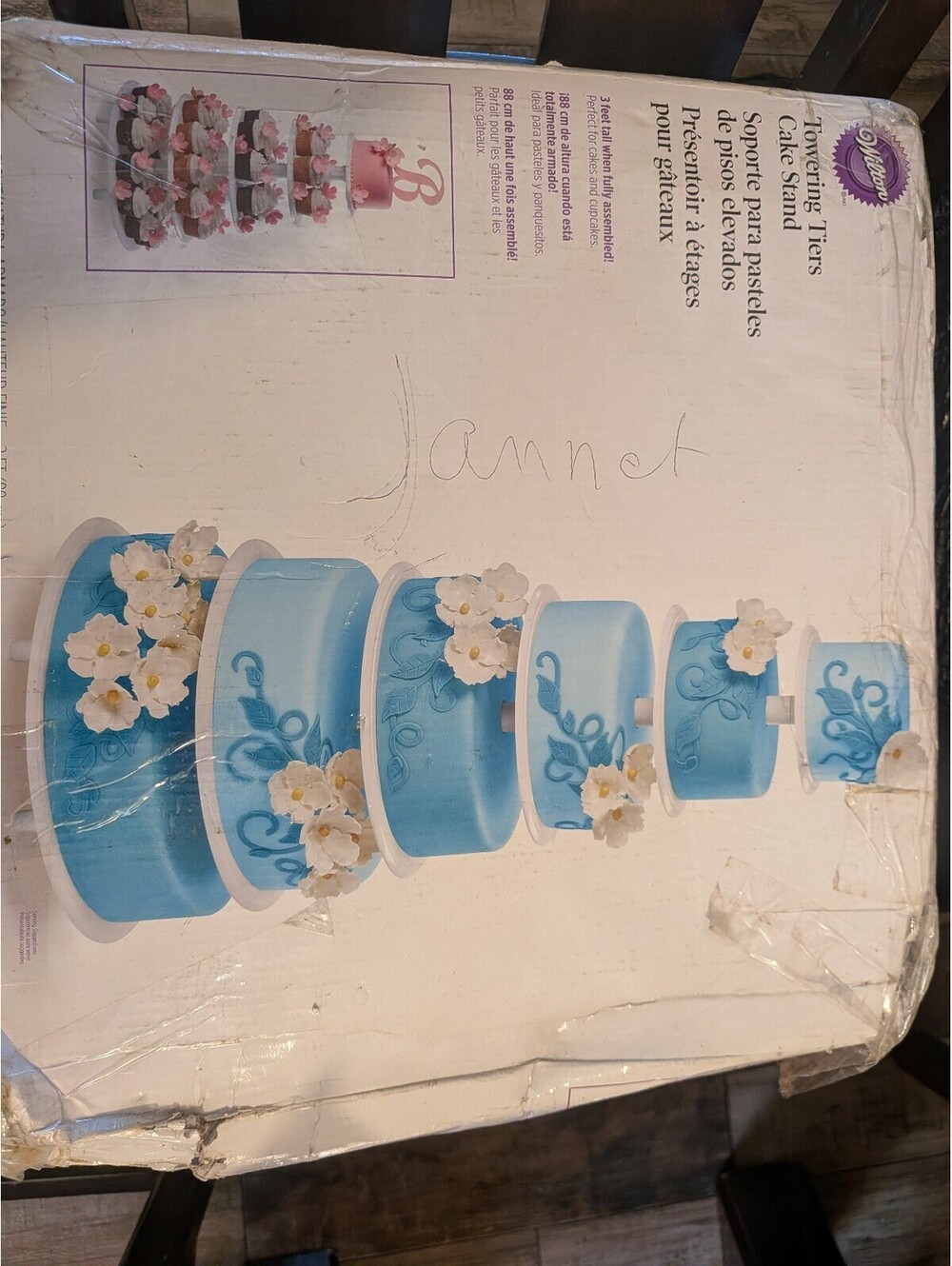 Wilton Towering Tiers Cake Stand - 8 Tier Cake Display Stand (Missing Parts)